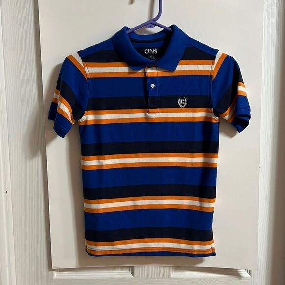 Chaps striped boys polo size 10/12 - Picture 1 of 4